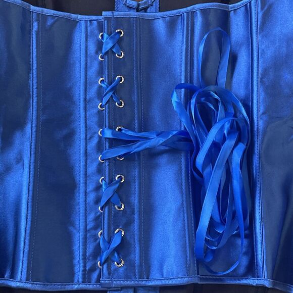 Satin Corset Shapeware Cosplay Steampunk Pirate Fairy Goth Size 4XL NWOT - Picture 5 of 7